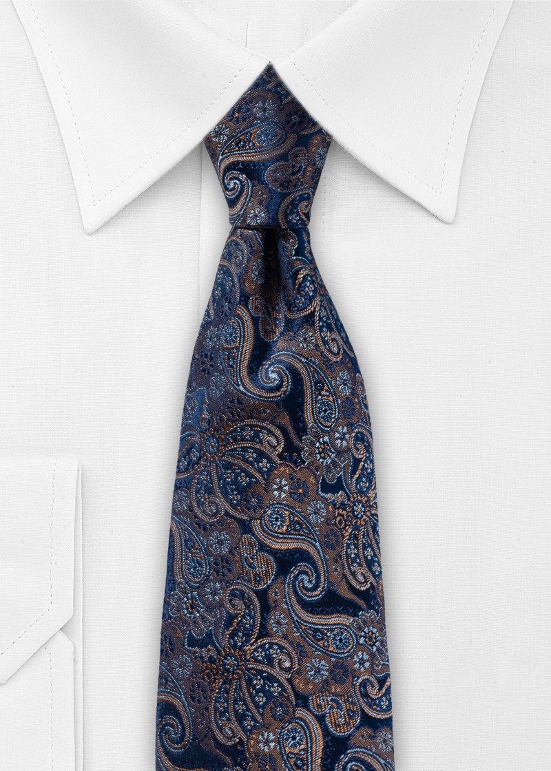 Cravatta con elegante motivo paisley di Prezzemolo