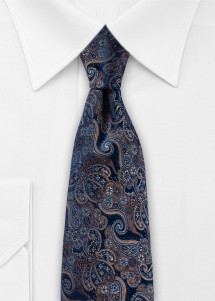 Cravatta con elegante motivo paisley di...