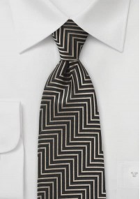 Cravatta XXL alla moda con design a scala...