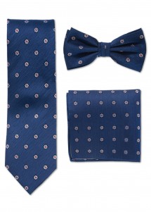 Set di cravatta, papillon e fazzoletto da...
