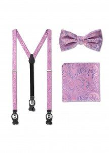 Bretelle, papillon e fazzoletto da...