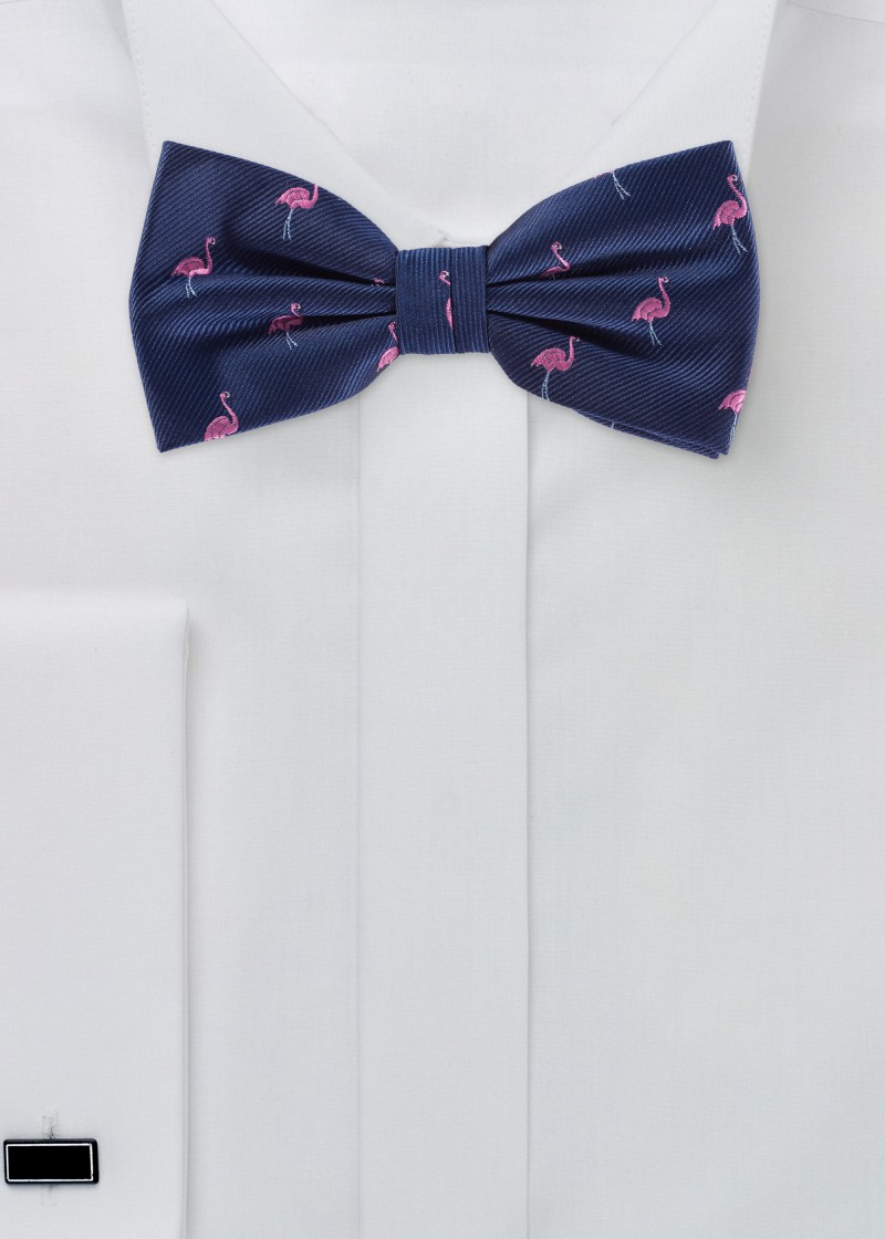 Papillon fenicottero (blu/rosa)