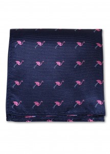 Fenicottero da taschino (blu/rosa)