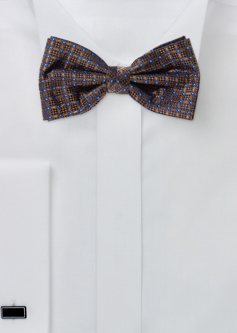 Papillon Cavalieri - struttura a fiori marrone/blu