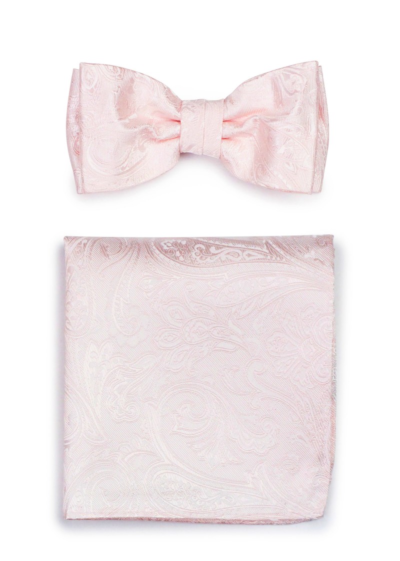 Papillon con motivo Paisley Rosa Scuro