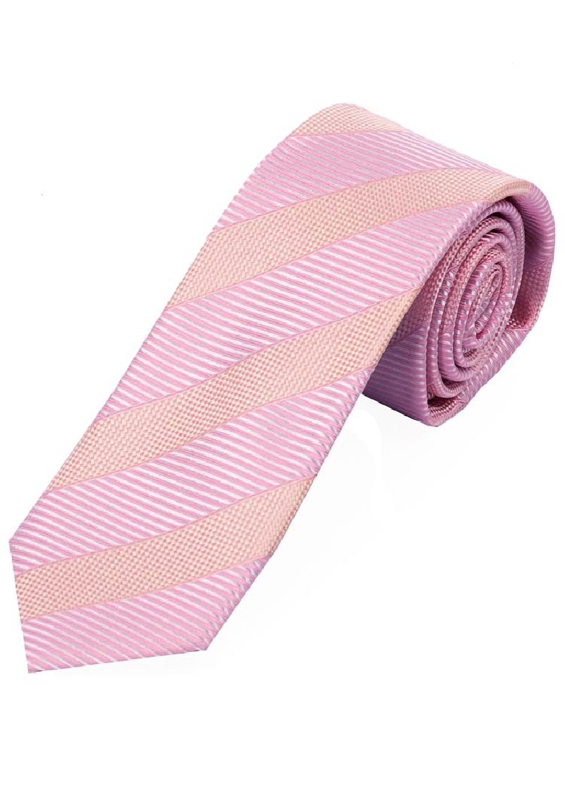 Cravatta linea liscia superficie rosé