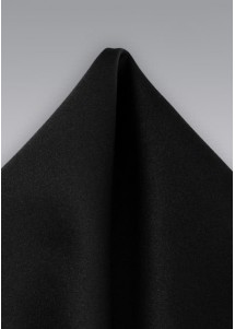 Foulard decorativo in raso nero shimmer