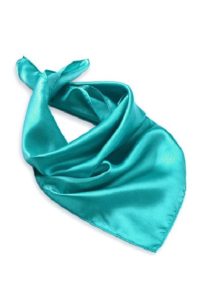 Foulard aus dem gleichen Stoff und Farbe