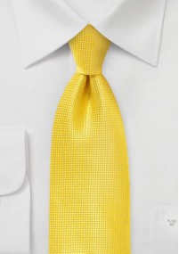 Cravatta business giallo oro