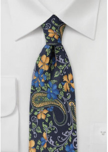 Cravatta da uomo con motivo floreale...