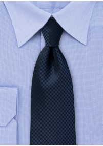 Cravatta blu marino rete