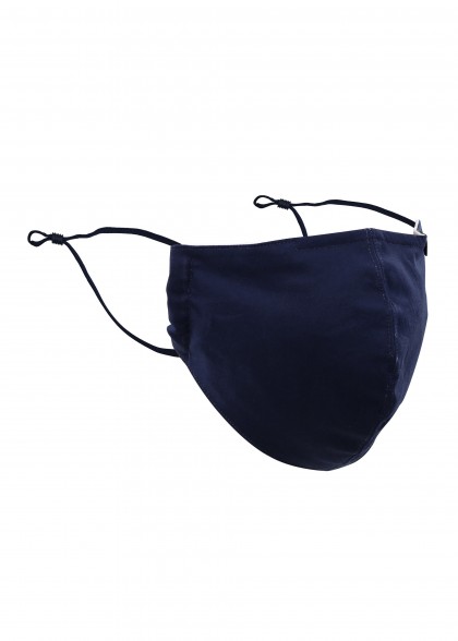 Maschera per il viso aus dem gleichen Stoff und Farbe