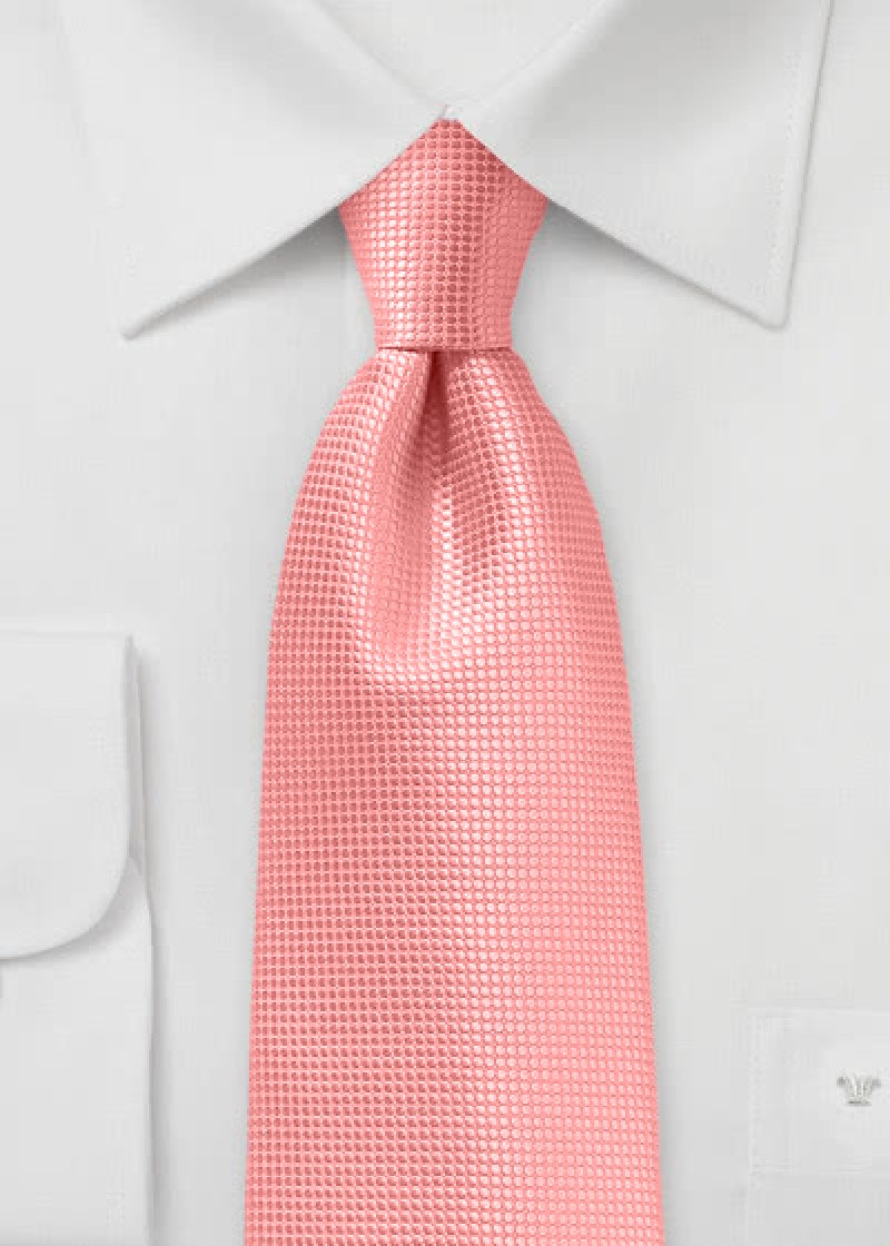 Cravatta minimalista rosa