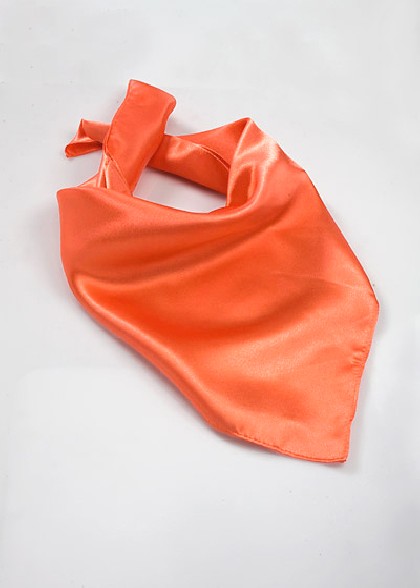 Foulard aus dem gleichen Stoff und Farbe