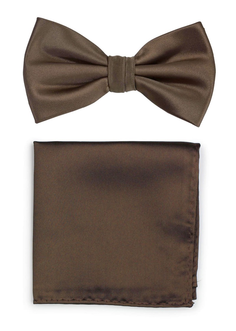 Papillon e sciarpa Cavalier in marrone scuro