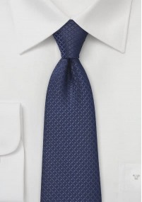 Cravatta clip blu notte