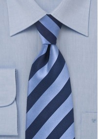 Cravatta bambino righe blu