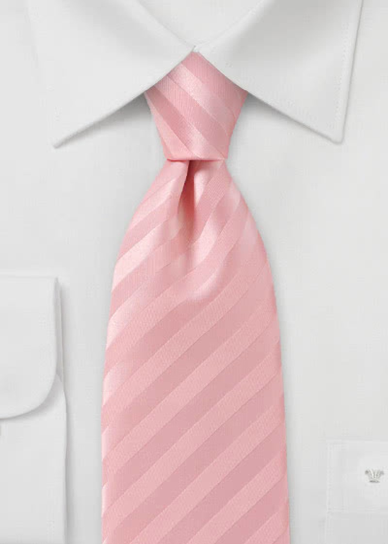 Cravatta righe rosa