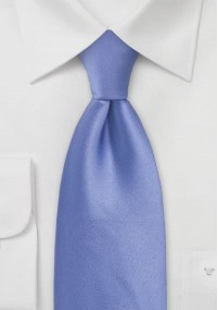 Cravatta XXL a tinta unita Blu chiaro
