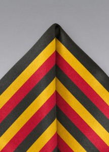 Pochette con i colori nazionali "Belgio"