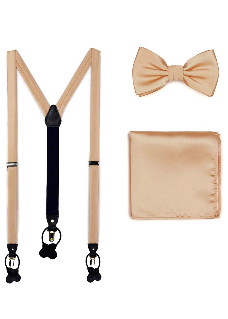 Set regalo bretelle, papillon, fazzoletto da