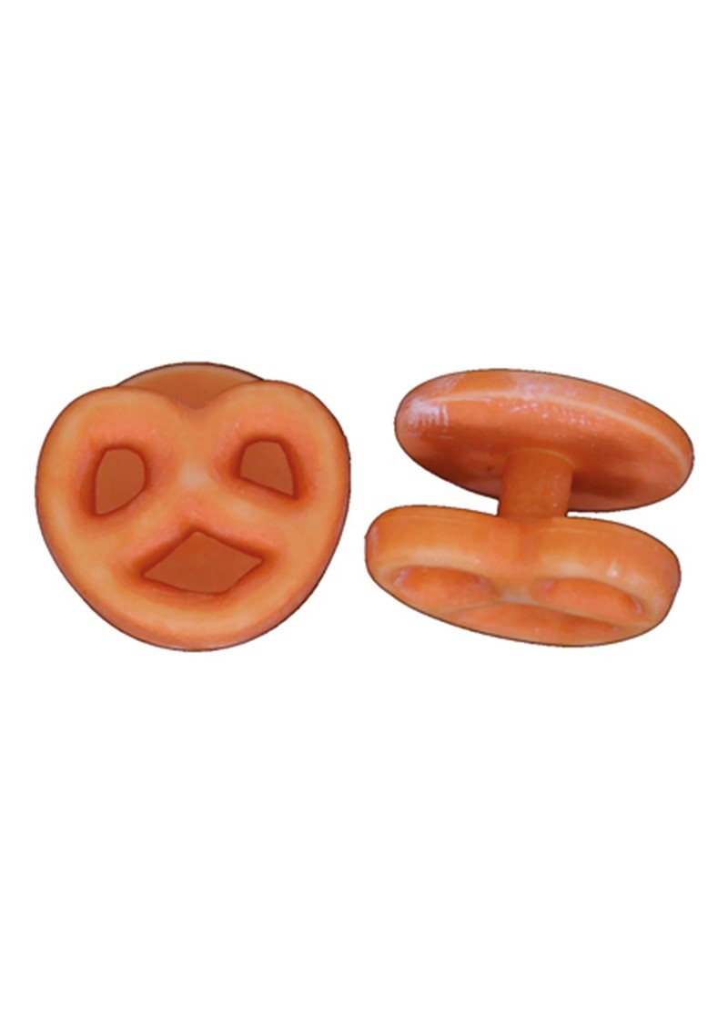 Bottoni a forma di pretzel per giacca da cuoco, 12