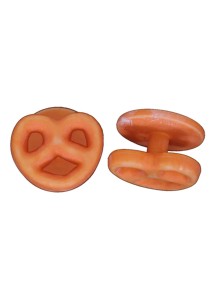 Bottoni a forma di pretzel...