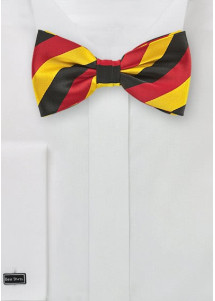 Papillon nero rosso oro