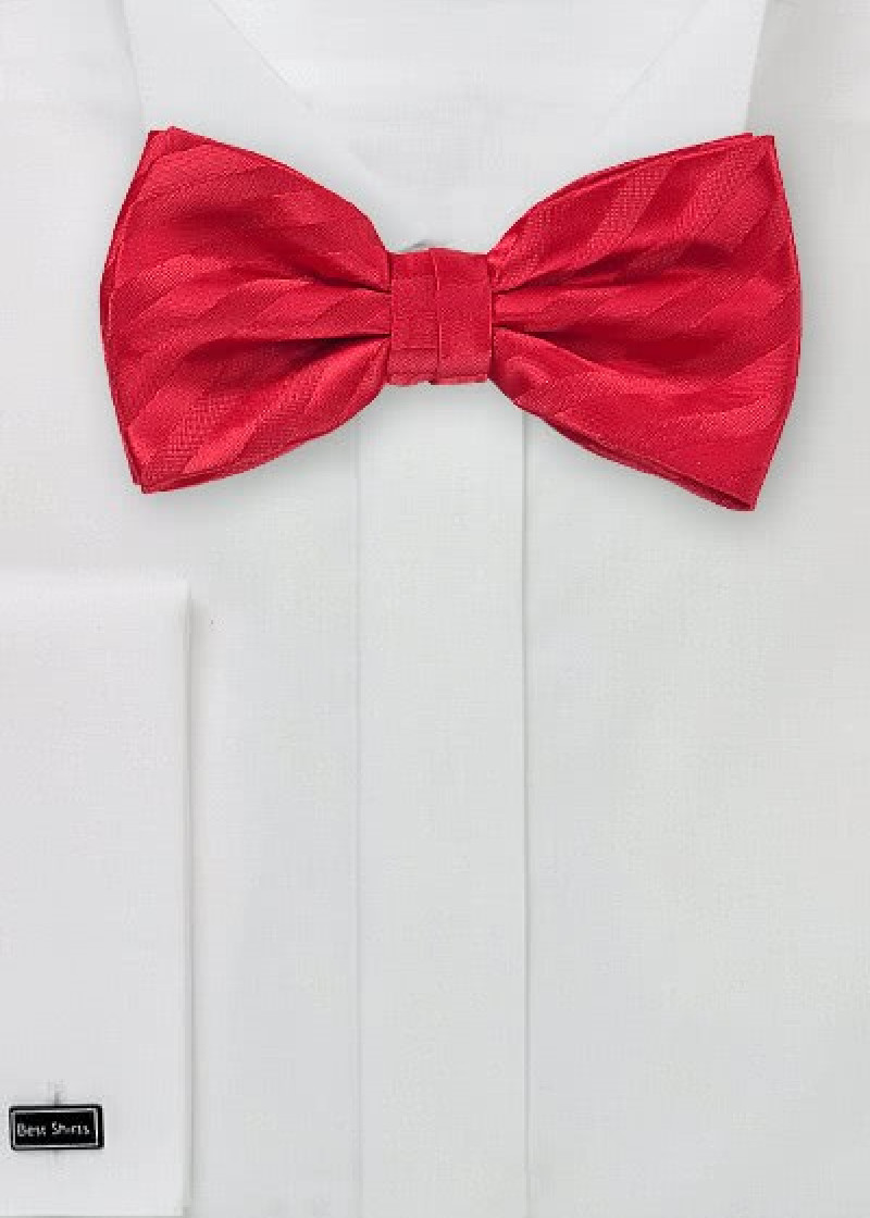 Papillon rosso righe