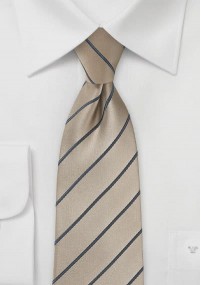 Cravatta beige righe