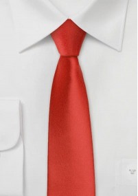 Cravatta stretta rossa