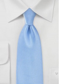 Cravatta blu ghiaccio microfibra