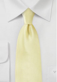 Cravatta giallo pallido