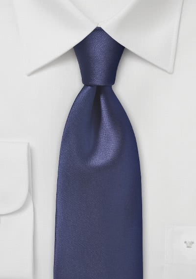 Cravatta microfibra blu