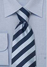 Clip cravatta blu ghiaccio / blu notte