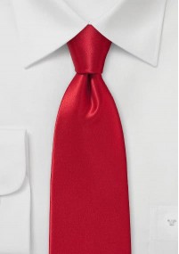 Cravatta seta rossa