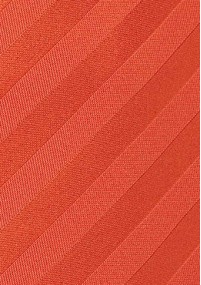 Streifen-Krawatte orangerot