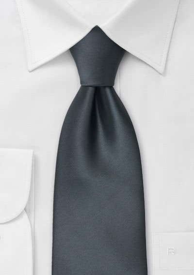 XXL-Krawatte anthrazit
