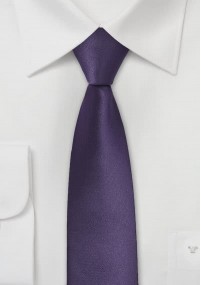 Moulins schmale Krawatte in dunklem violett