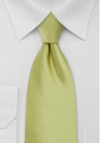 Cravatta a clip in verde chiaro