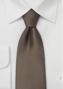 Cravatta marrone pallido clip