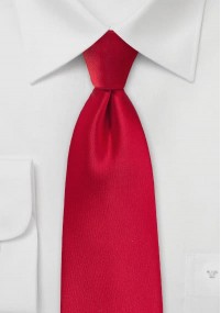 Cravatta rossa microfibra
