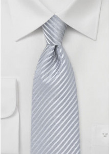Cravatta righe grigio