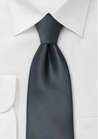 Cravatta clip antracite
