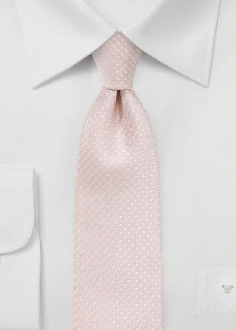 Cravatta rosa punti