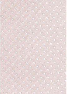 Herrenkrawatte filigrane Tupfen rosa