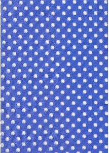Krawatte feine Punkte blau