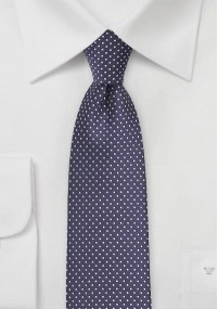 Krawatte zierliche Pünktchen violett