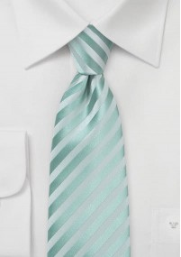 Cravatta righe verdeazzurro