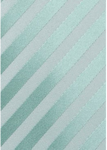 Krawatte Streifen mint Ton in Ton